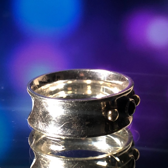 Ring 925 Sterling Silver Natural Stones GUC - Picture 3 of 7